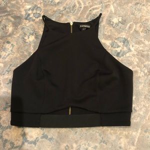 Black Crop Top  Size Small